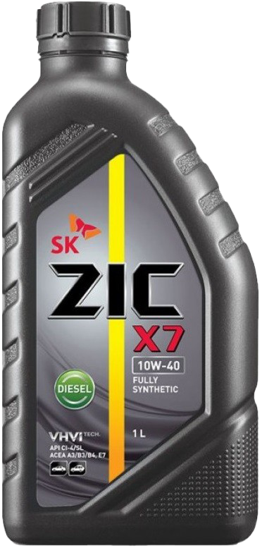 Моторное масло ZIC X7 Diesel 10W-40, 1л